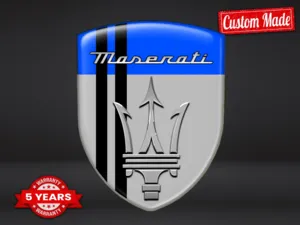 Maserati Pegatina En Relieve Alta Calidad Profesional Personalizable